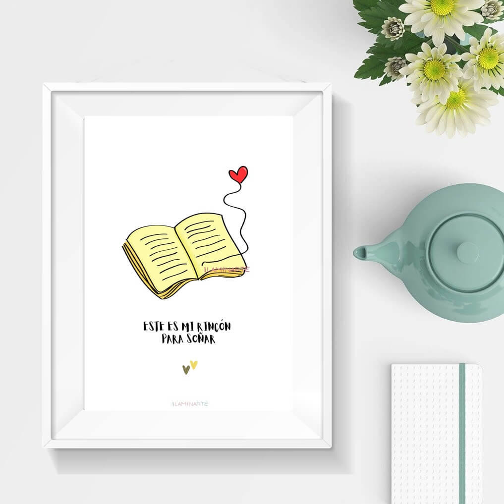 Lámina decorativa - Mi rincón para soñar