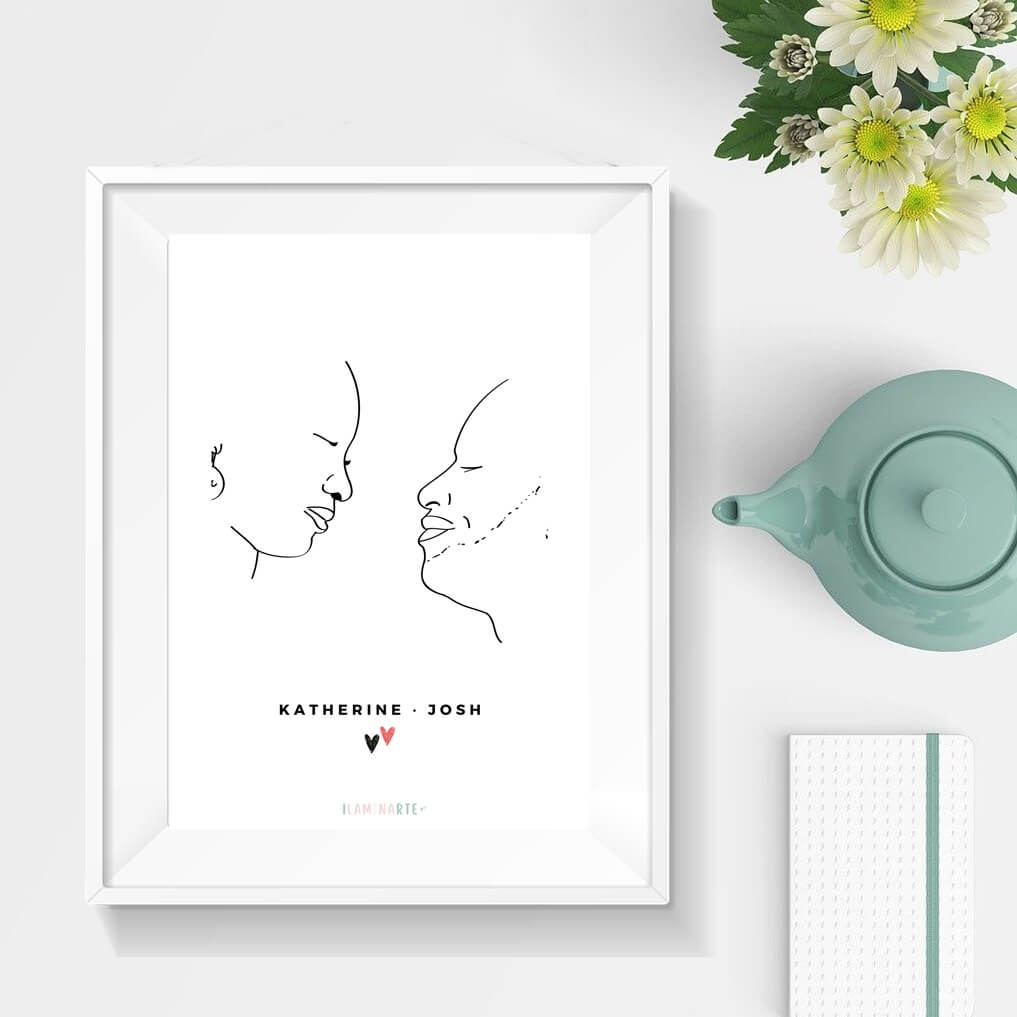 Ilustración personalizada minimalista