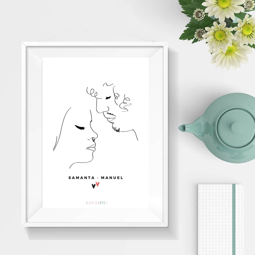 Ilustración personalizada minimalista