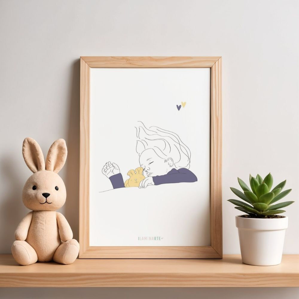 Ilustración personalizada minimalista | Retrato line art