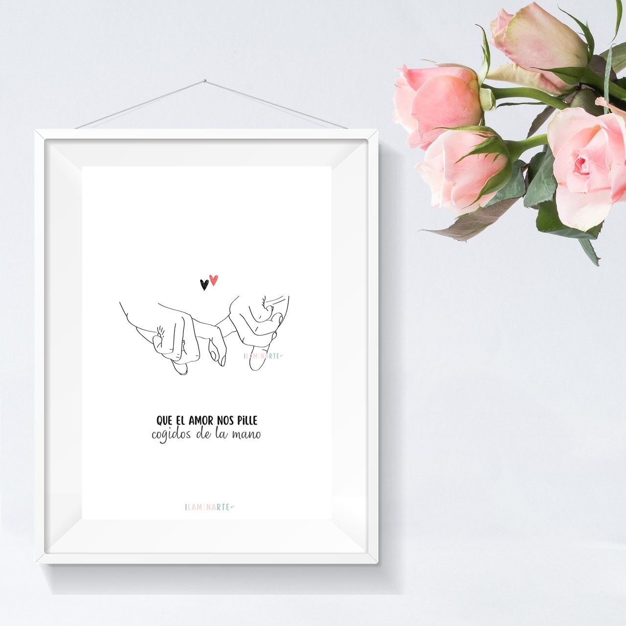 Lámina decorativa - De la mano