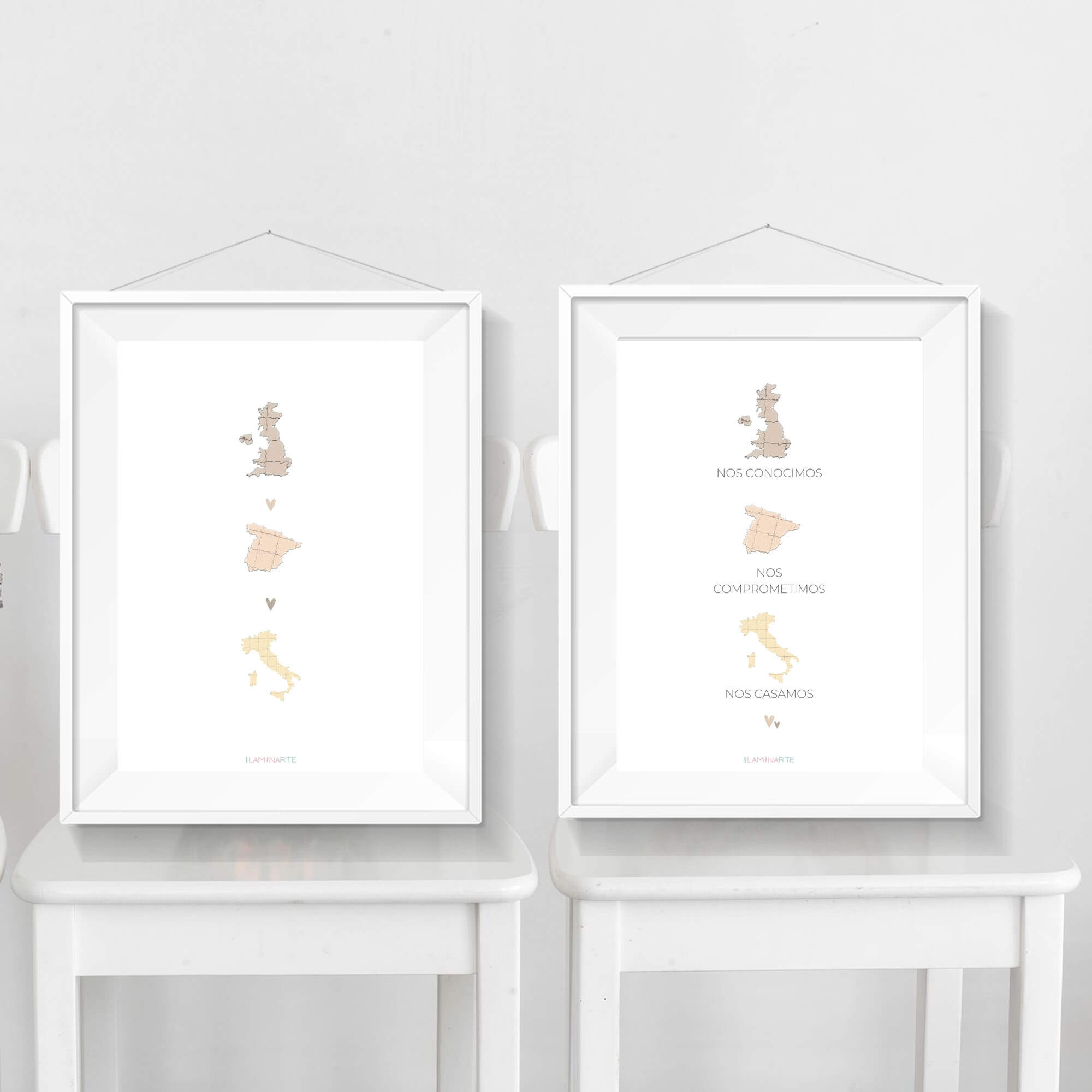 Lámina decorativa - Mapas