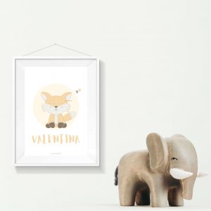 Lámina infantil - Zorrito