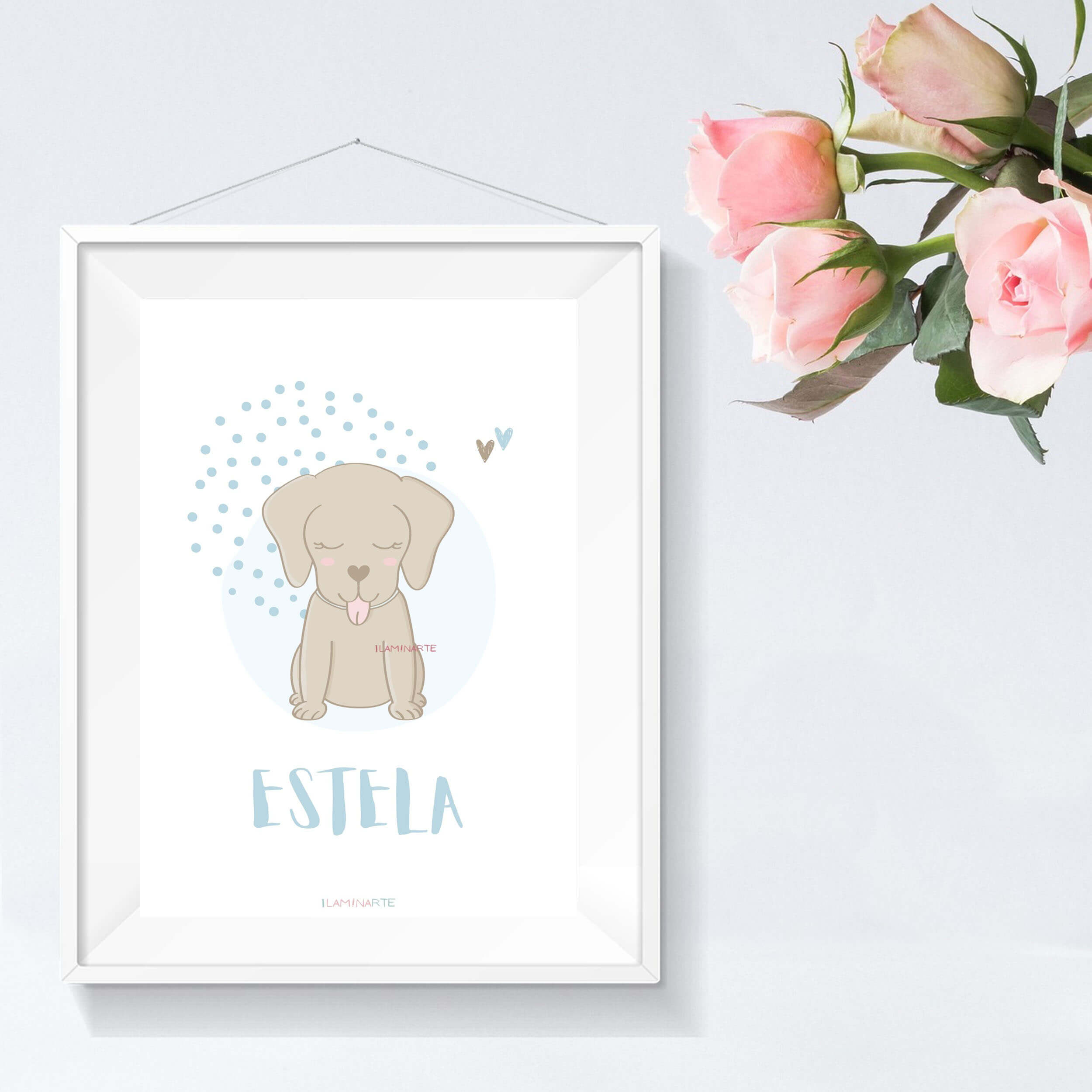 Lámina infantil - Labrador marrón Lámina infantil - Labrador marrón