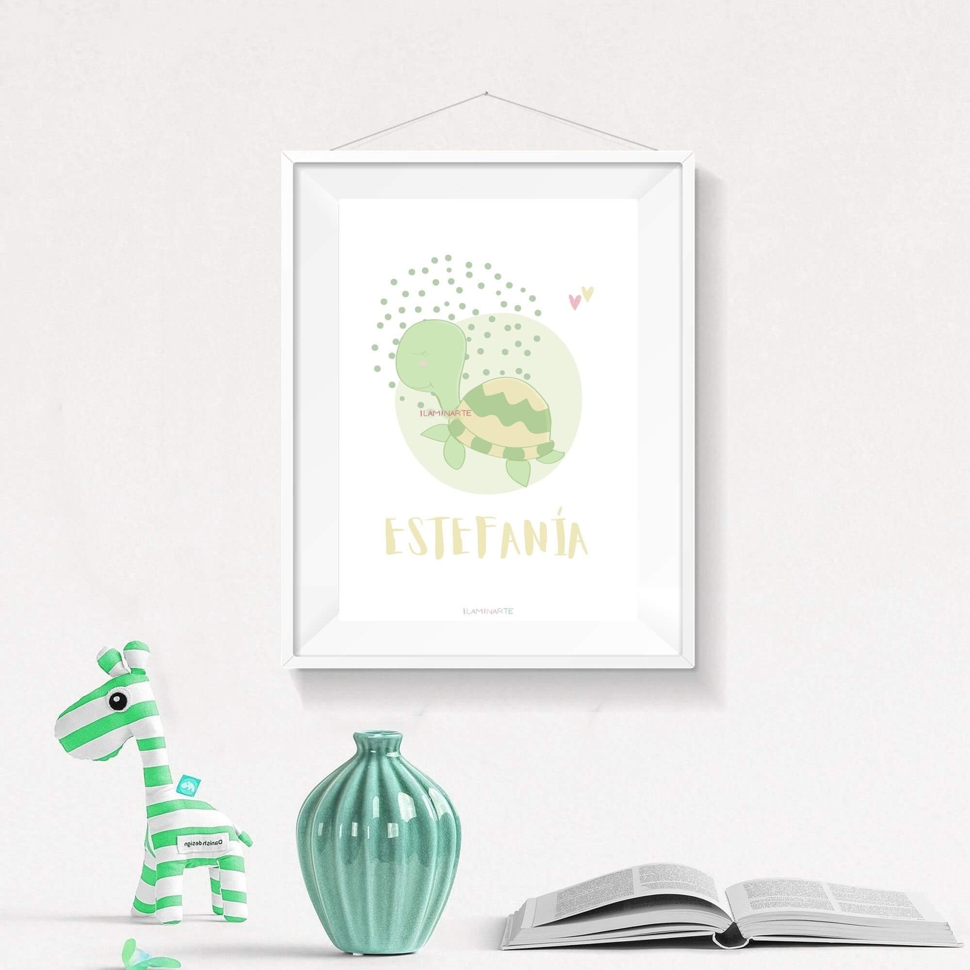 Lámina infantil - Tortuga Lámina infantil - Tortuga