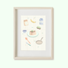 Lámina ilustrada - 'Pancakes' Lámina ilustrada - 'Pancakes'