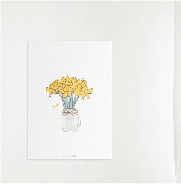 Lámina decorativa - Flores para sonreír