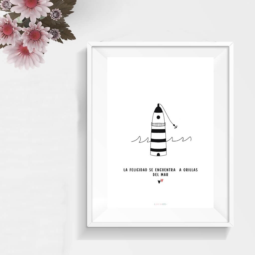 Lámina decorativa - Orilla del mar