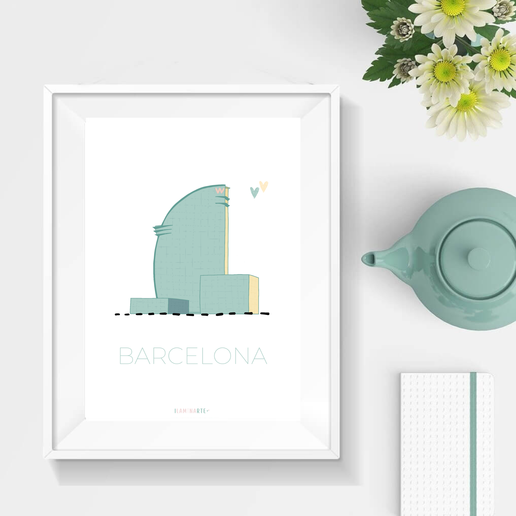 Lámina decorativa vela