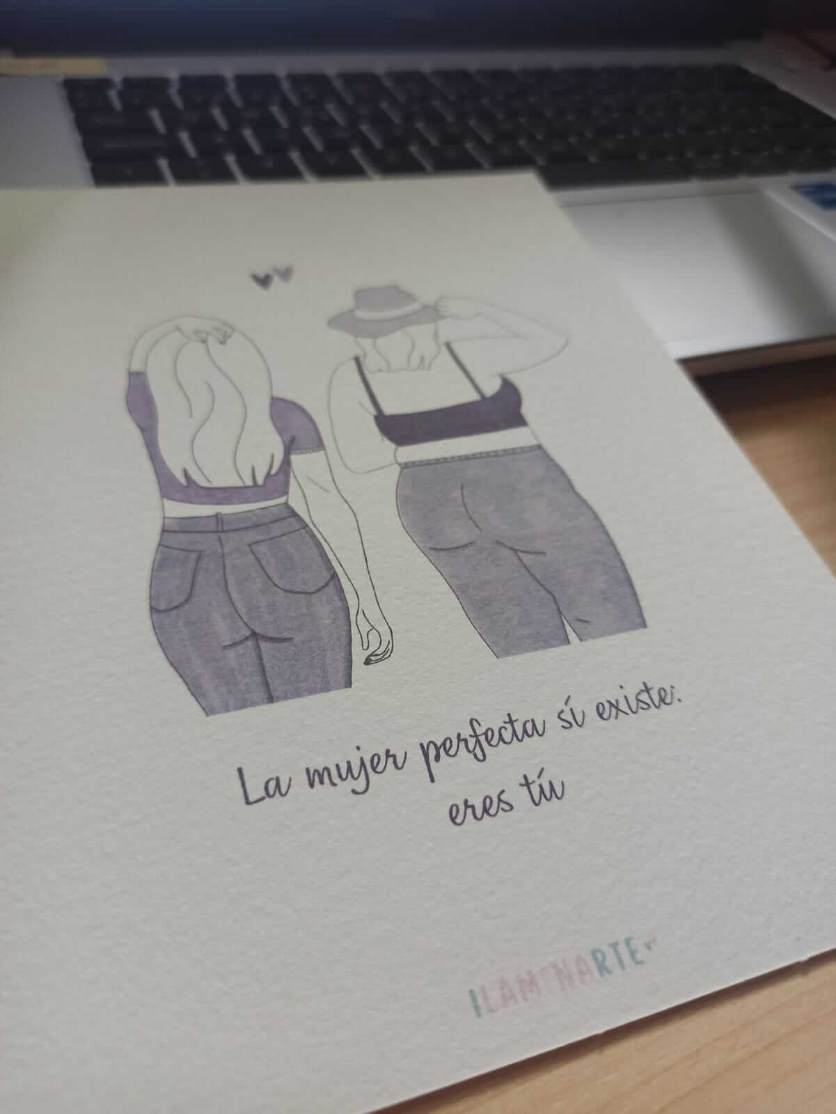 Lámina decorativa - Mujer perfecta