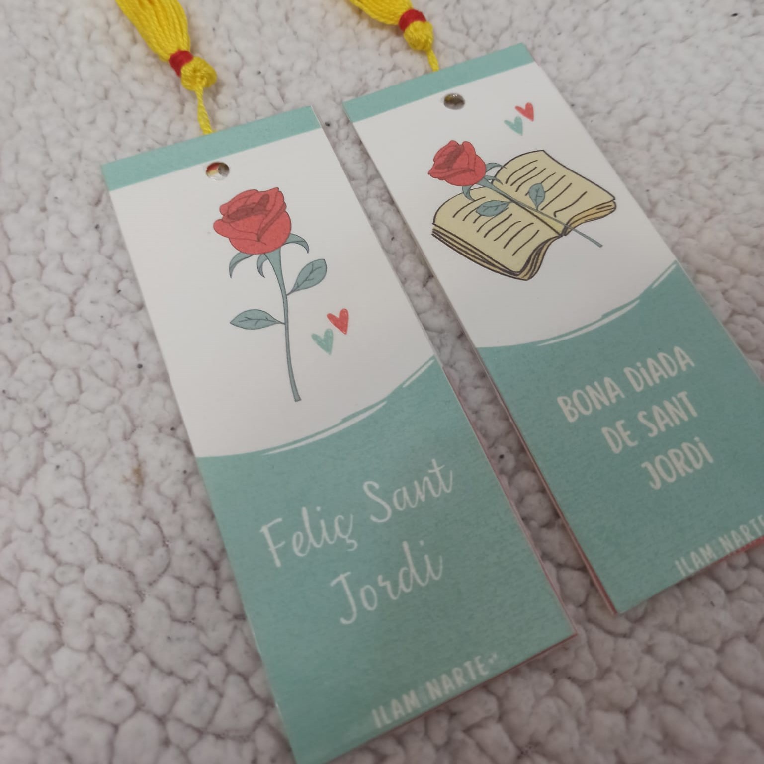 Marcapáginas de Sant Jordi