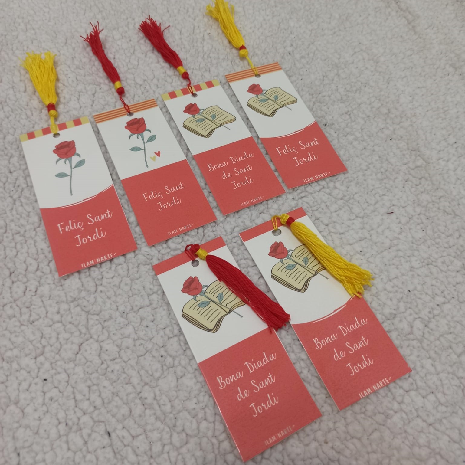 Marcapáginas de Sant Jordi