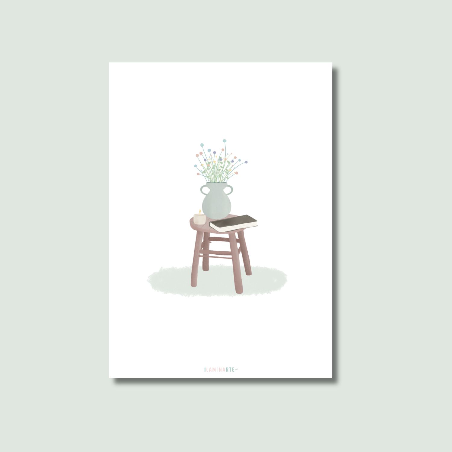 Lámina ilustrada - Silencio bonito Lámina ilustrada - Silencio bonito